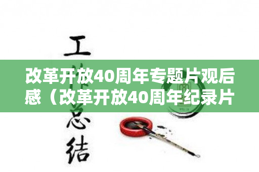 改革开放40周年专题片观后感（改革开放40周年纪录片观后感500字作文）